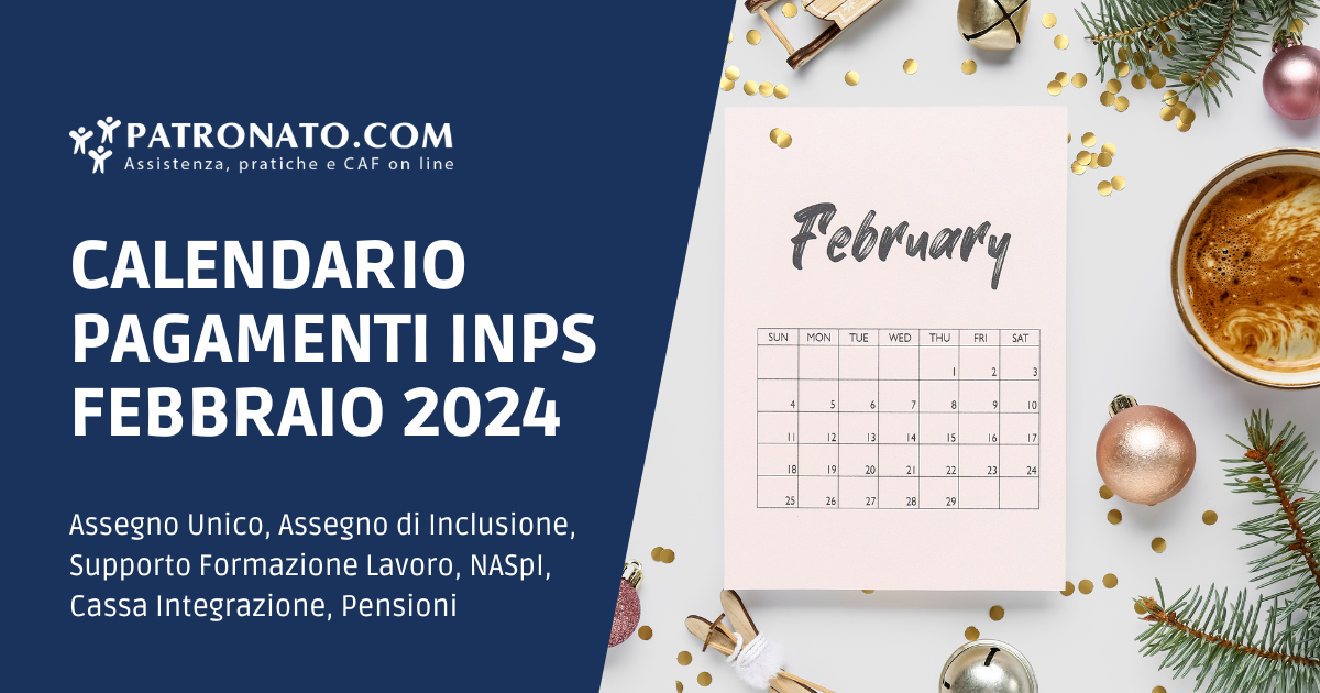Calendario INPS Febbraio 2024